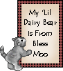 Bless Moo's Lil Dairy Bear