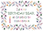 HoneyBrook's Birthday Bears